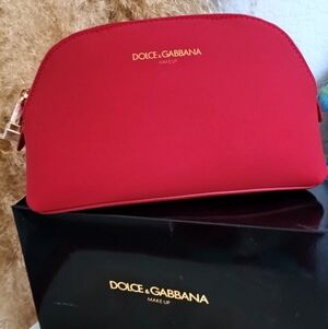 Dolce & Gabbana Red Makeup Bag
